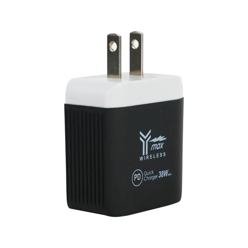Y-MAX WALL ADAPTOR DUAL PORT PD + QC3.0 1CT