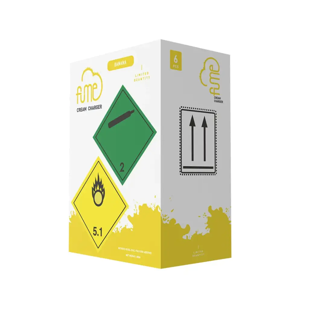 FUME 580G CREAM CHARGER 6CT CASE 
