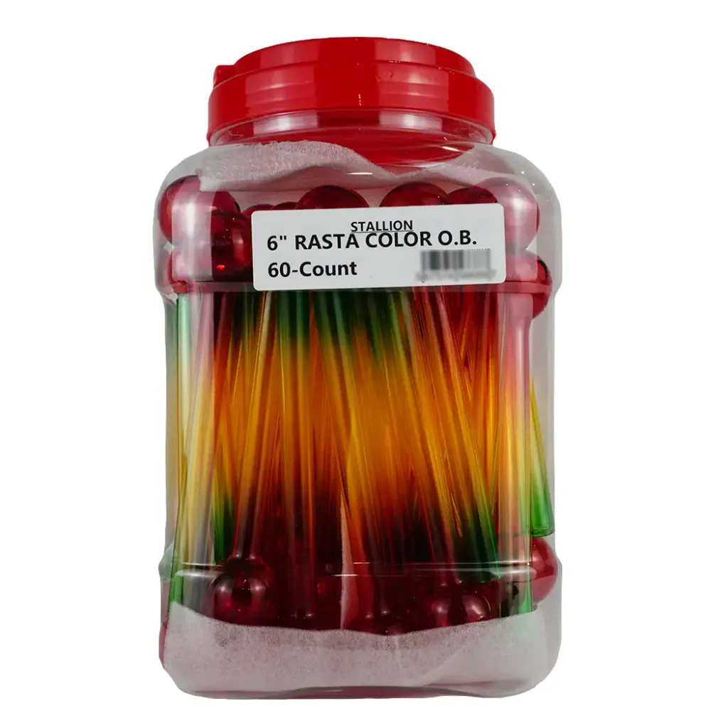 PIPE 6INCH OIL BURNER RASTA 60CT JAR