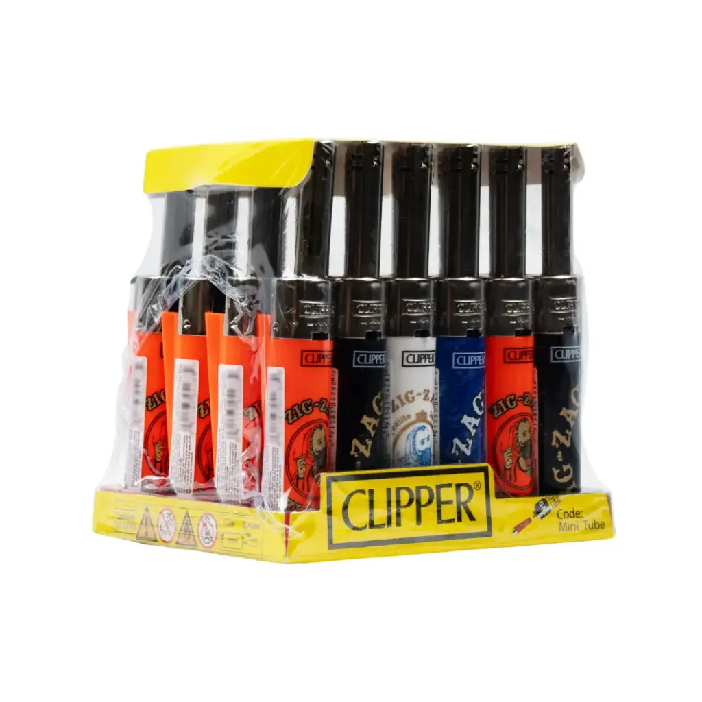 CLIPPER LIGHTERS MINITUBES 24CT ZIG ZAG