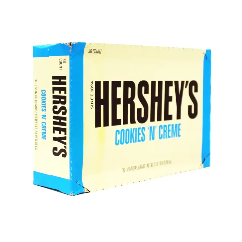 HERSHEY'S 36-1.55 OZ COOKIES 'N' CREAM