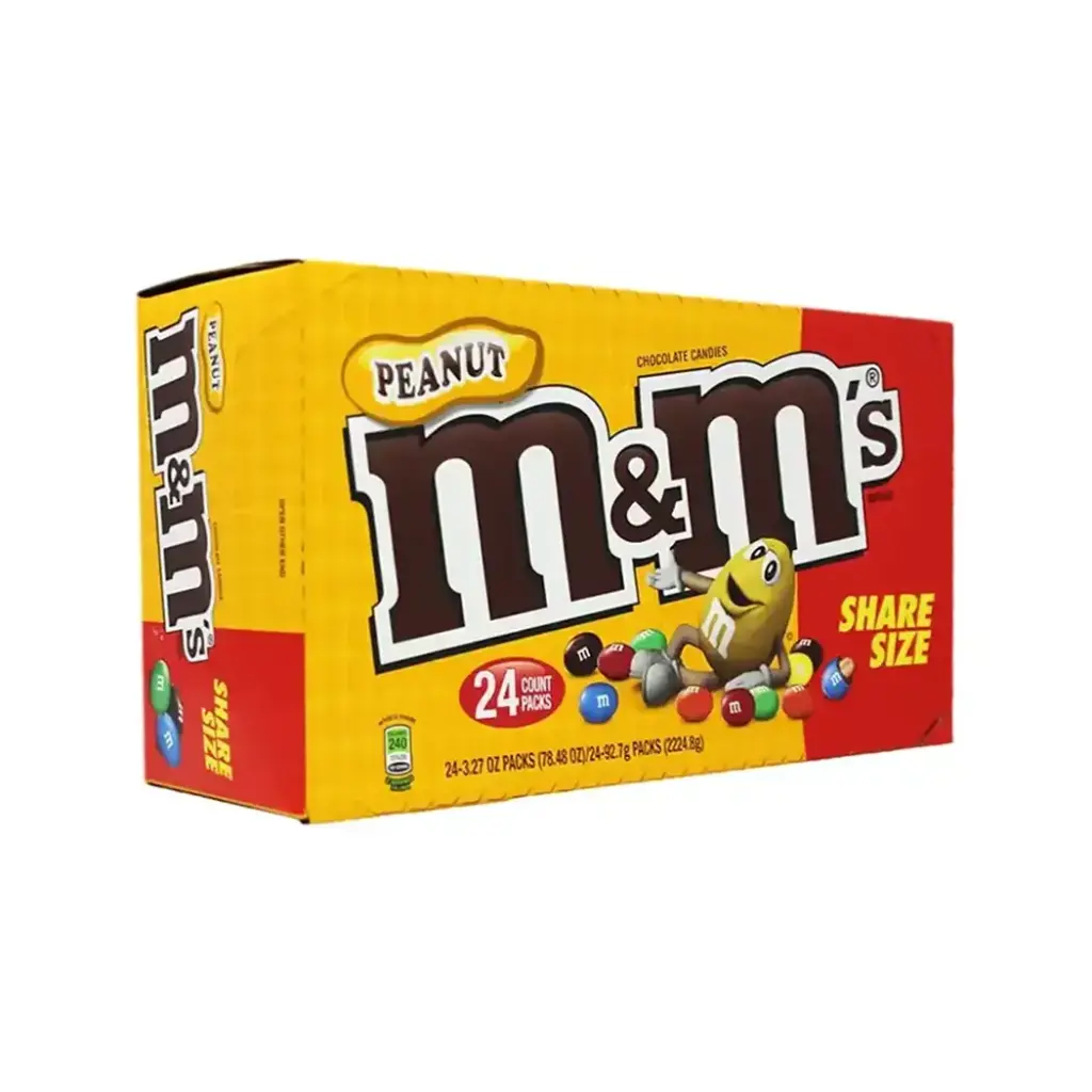 M&M 24-3.27 OZ PEANUT SHARING SIZE
