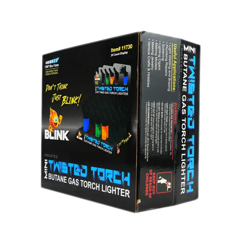 BLINK 20CT MINI FORST TWISTED TORCH LIGHTER