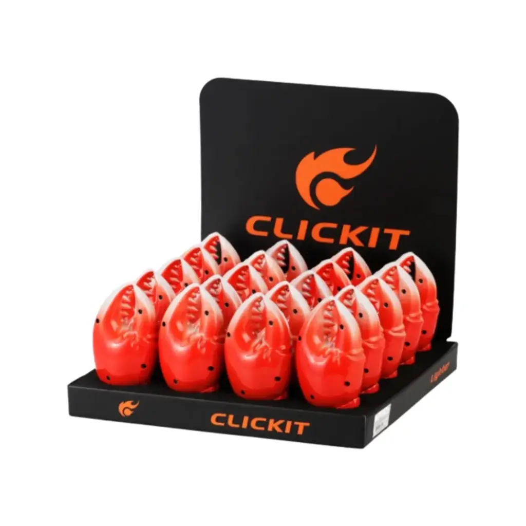 CLICKIT - SMOKING ACC - TORCH LIGHTER - SINGLE TORCH - 20CT/BX - GH-1225 - STONECRAB LEG