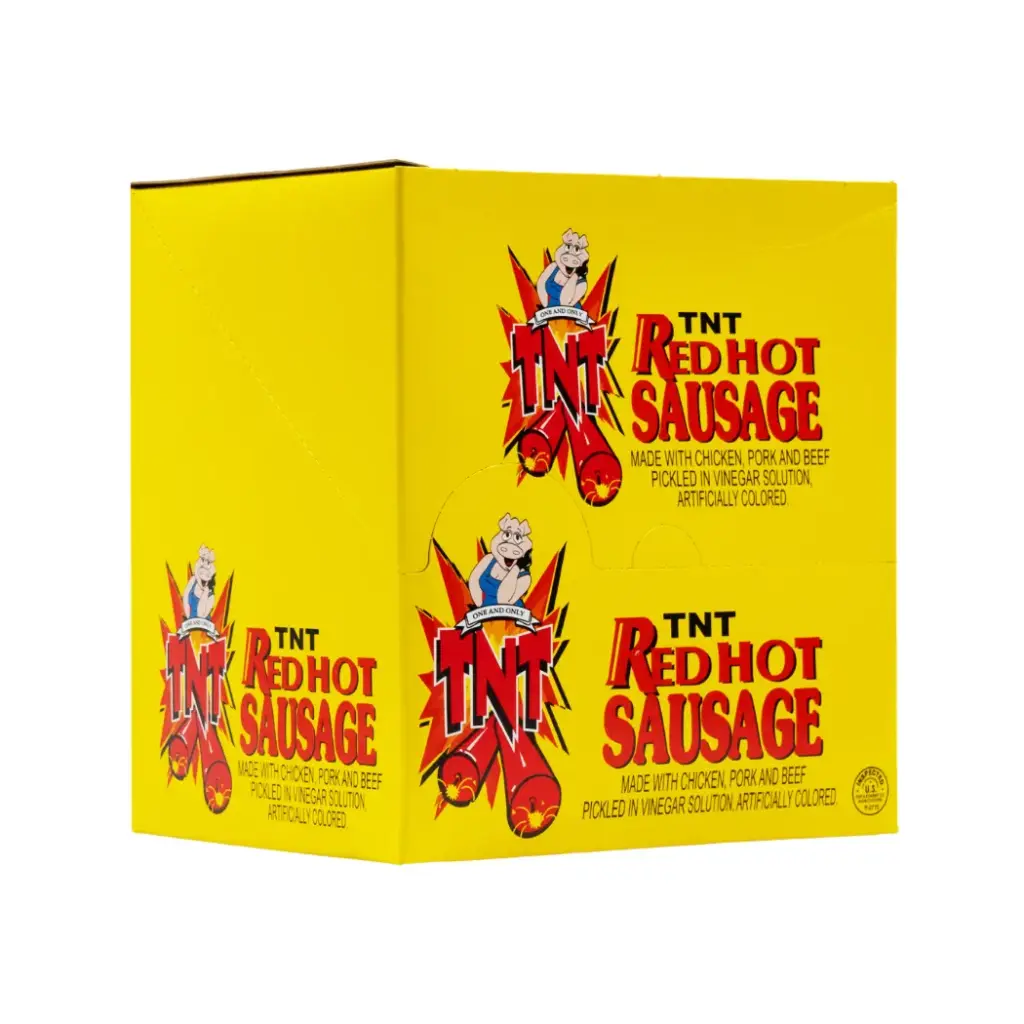 HANNAH'S 20-1.7OZ RED HOT SAUSAGE TNT