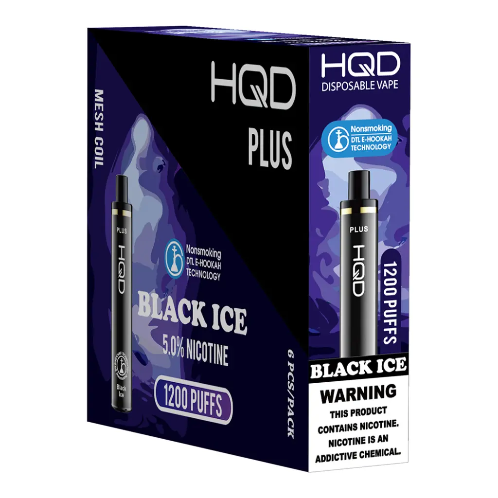 HQD PLUS 5% NON-SMOKING 1X6PK DISPOSABLE