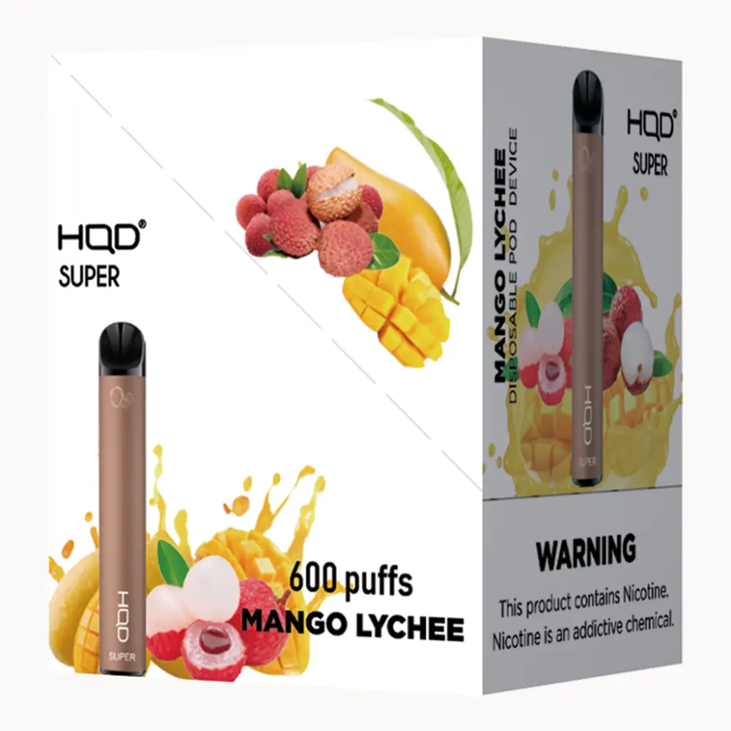 HQD SUPER 5% 15PK DISPOSABLE (600)