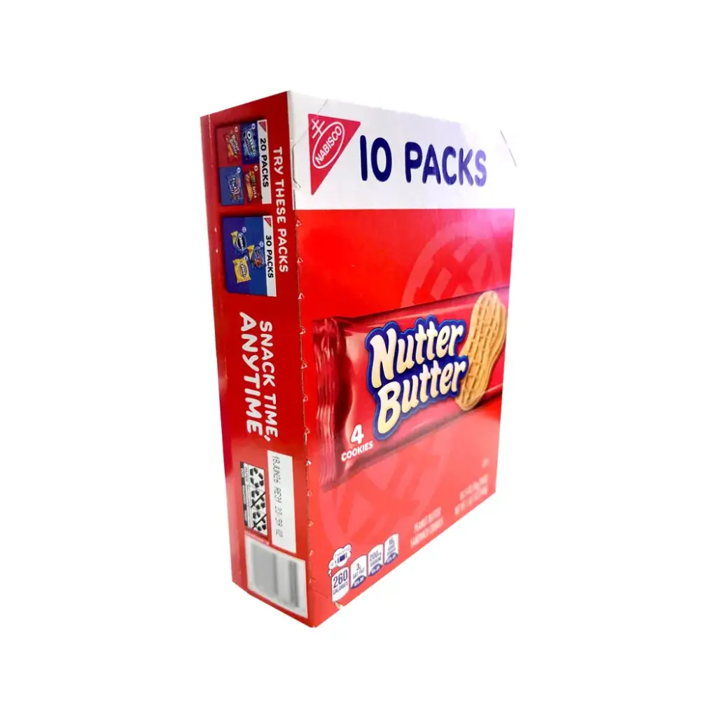 NABCHIP NUTTER BUTTER SINGLE 1.92OZ 10PK