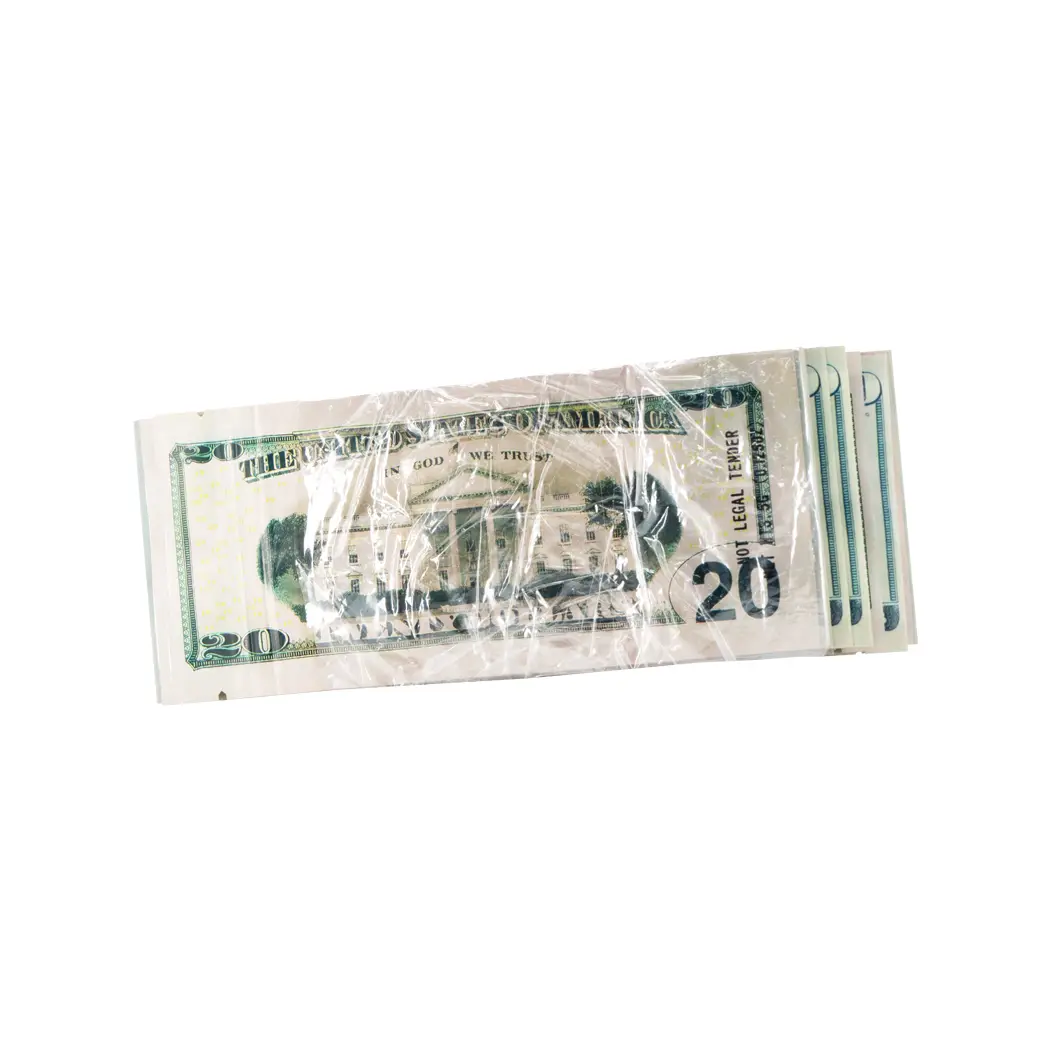 CURRENCY MYLAR BAGS 3.5G MIXED DESIGN 50CT/BAG- 100 BAG/CASE