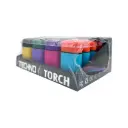 TECHNO FLIP TOP TORCH LIGHTERS 20CT ASSORTED 