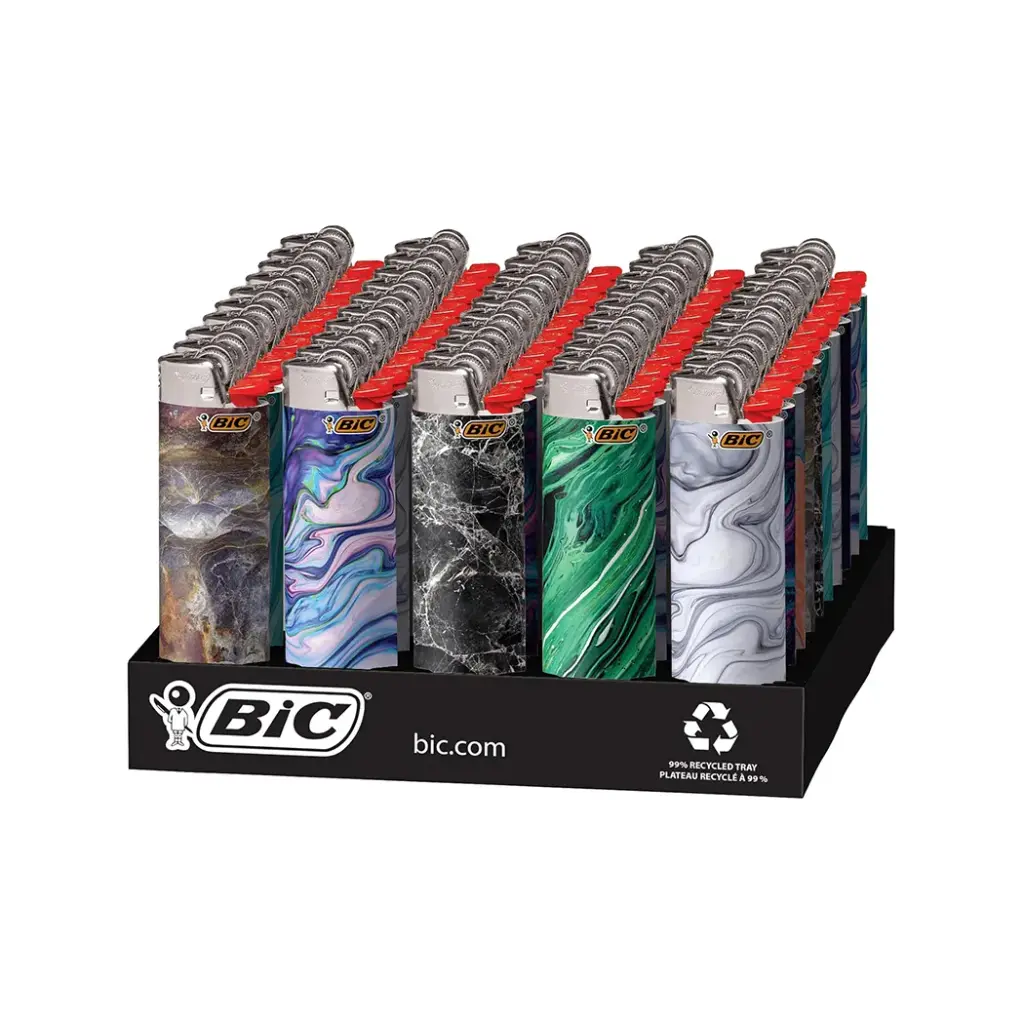 BIC PRINTED 50 CT MARBLE