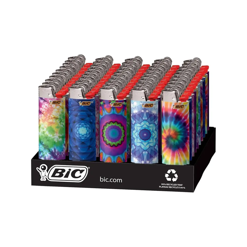 BIC PRINTED 50 CT PSYCHEDELIC