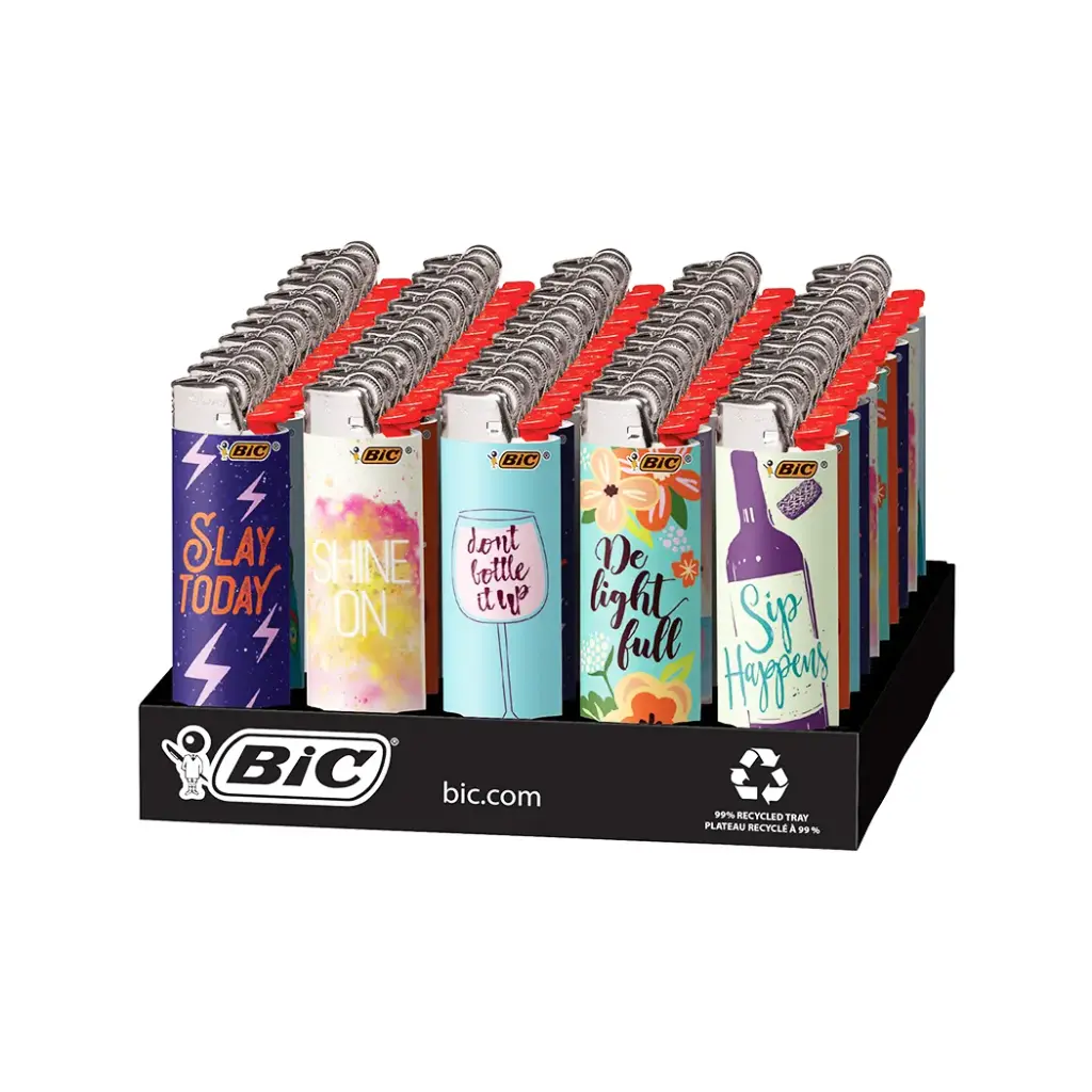 BIC PRINTED 50CT POSITIVE AFFIRMATIONS