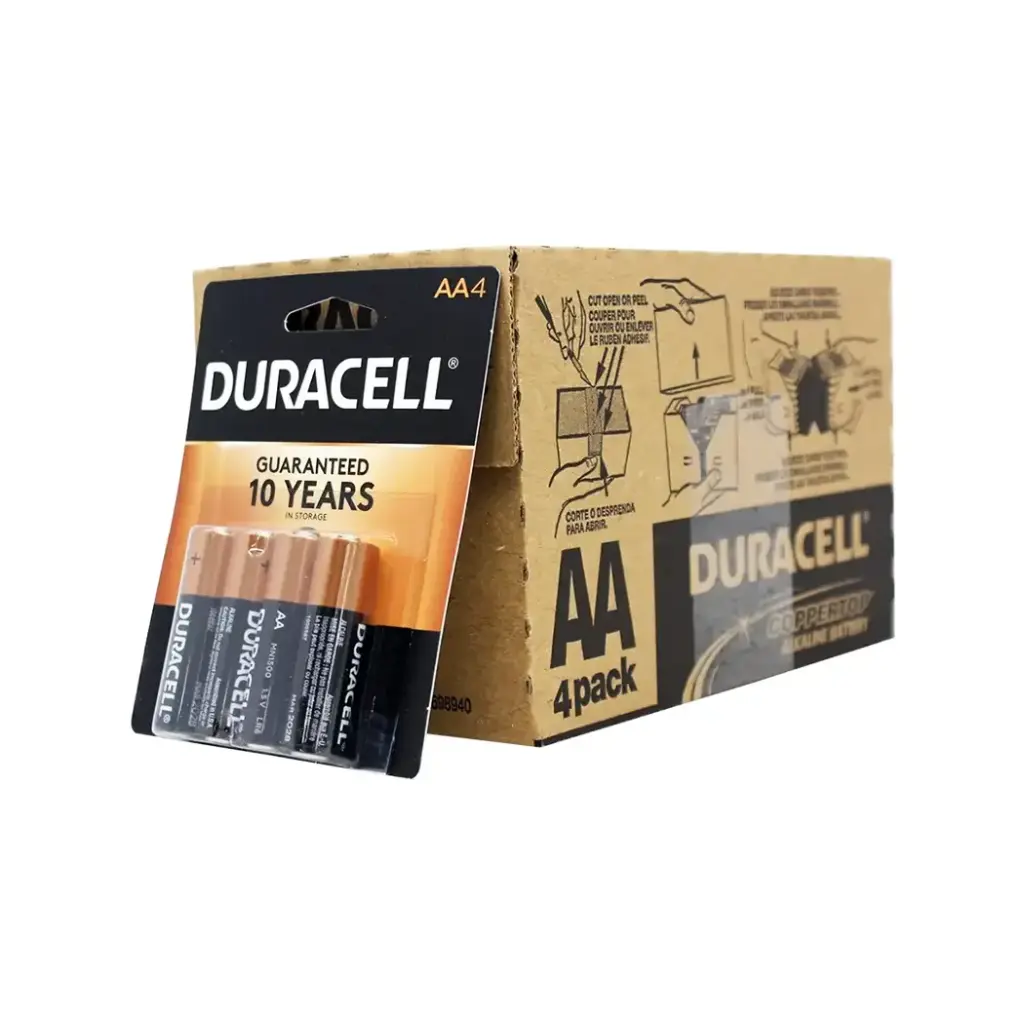 DURACELL AA 4PK 14 CT COPPER TOP