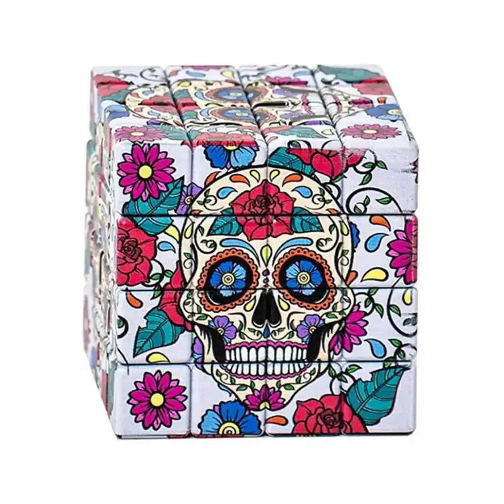 GRINDER RUBIK CUBE SKULL 4 PART