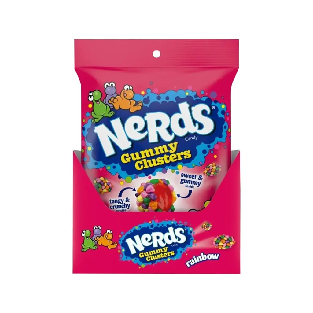NERDS GUMMY 12-5OZ PEG BAGS