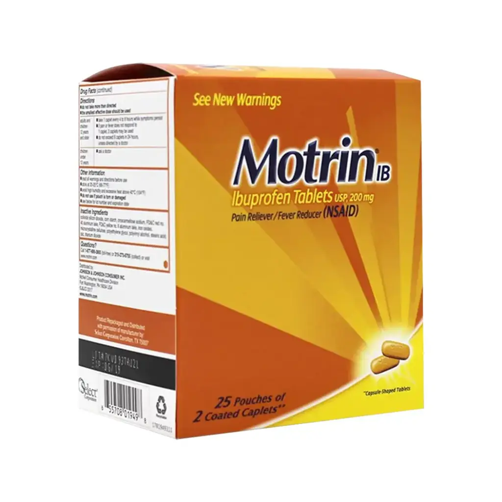 MOTRIN DISPENSER 25 X 2'S