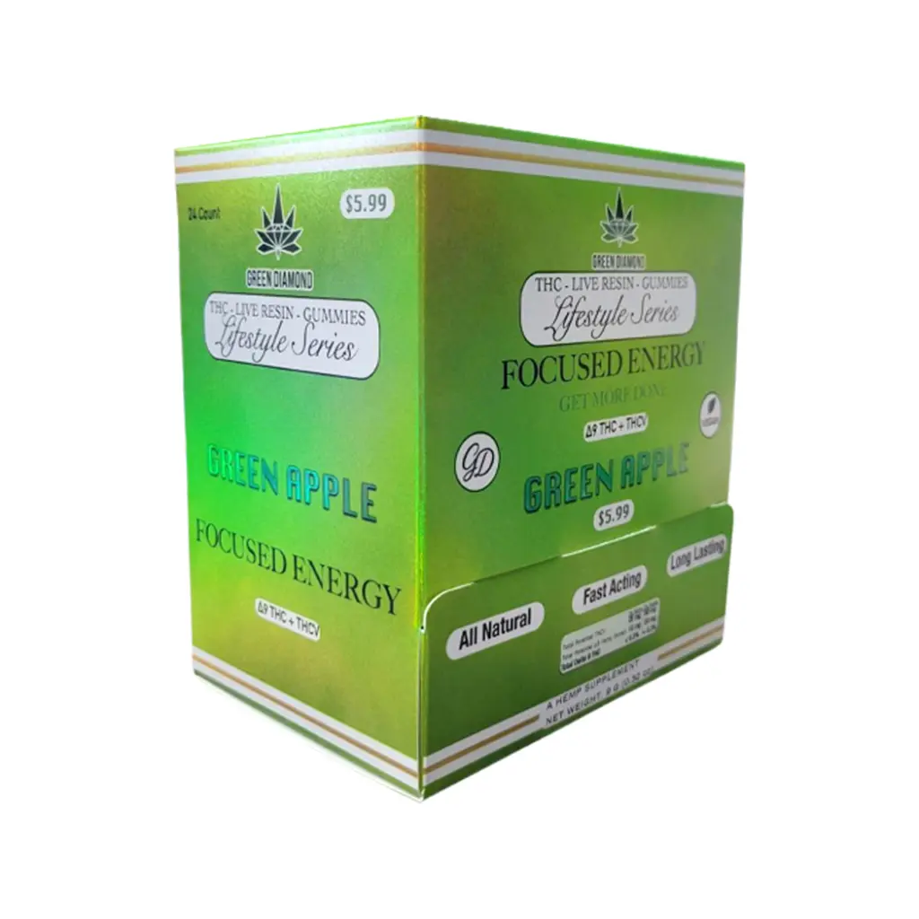 GREEN DIAMOND 24CT 2PK GUMMIES