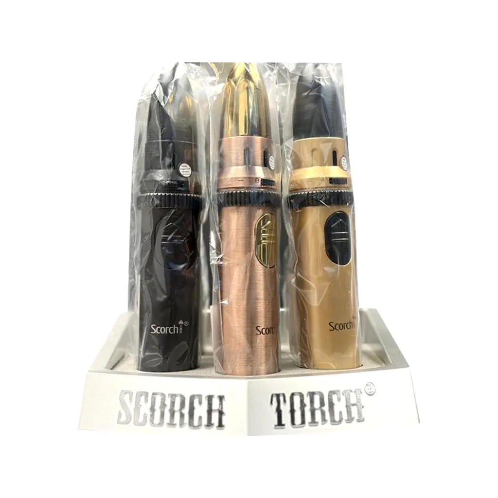 SCORCH SINGLE FLAME MISSILE TORCH ASSORTED 6CT