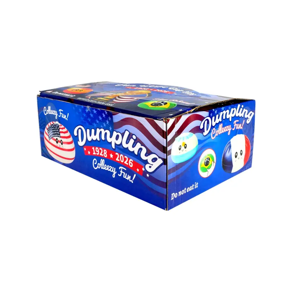 STRESS RELIEF SQUISHY DUMPLING TOY 12PK
