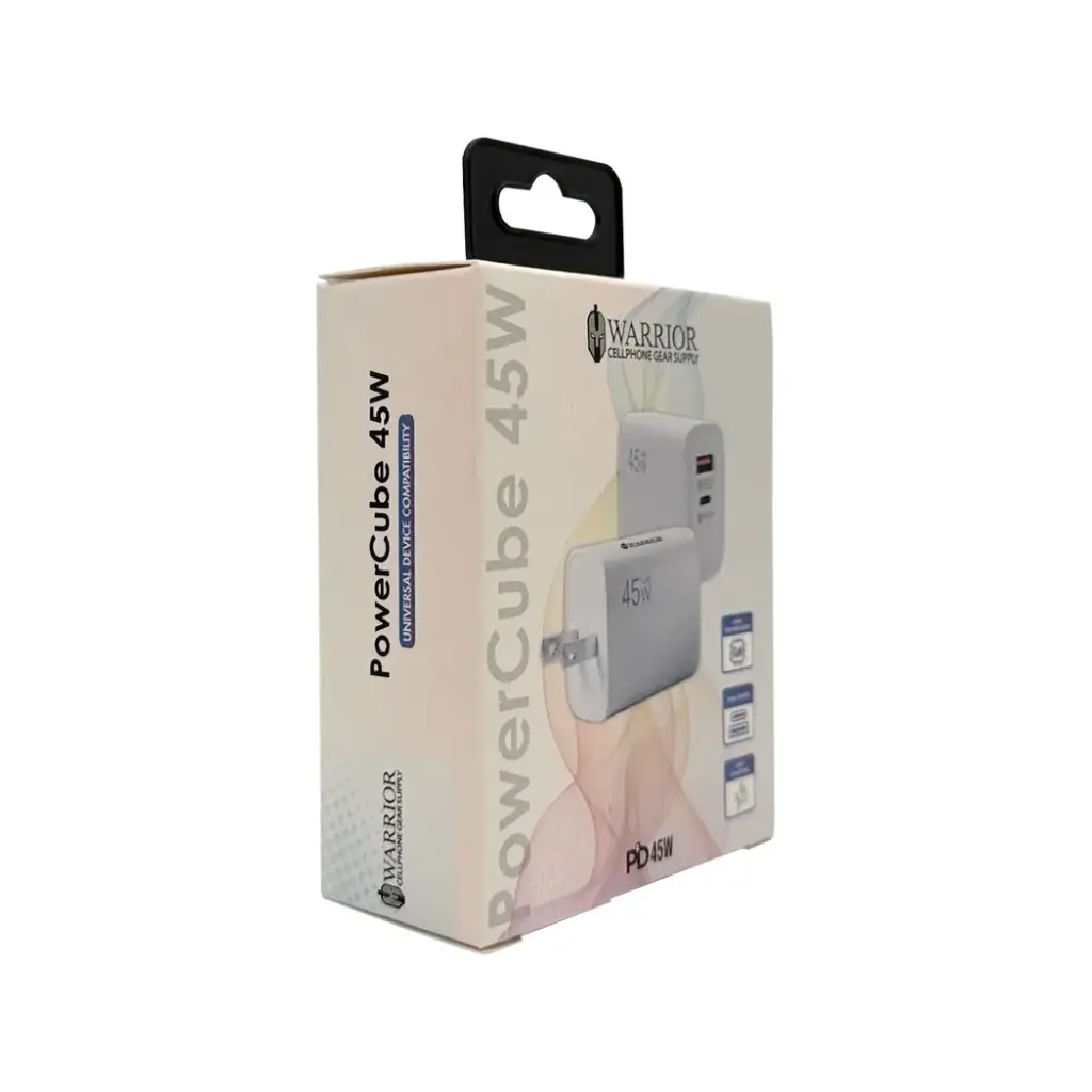 WARRIOR POWER CUBE 45W WALL ADAPTER CHARGER