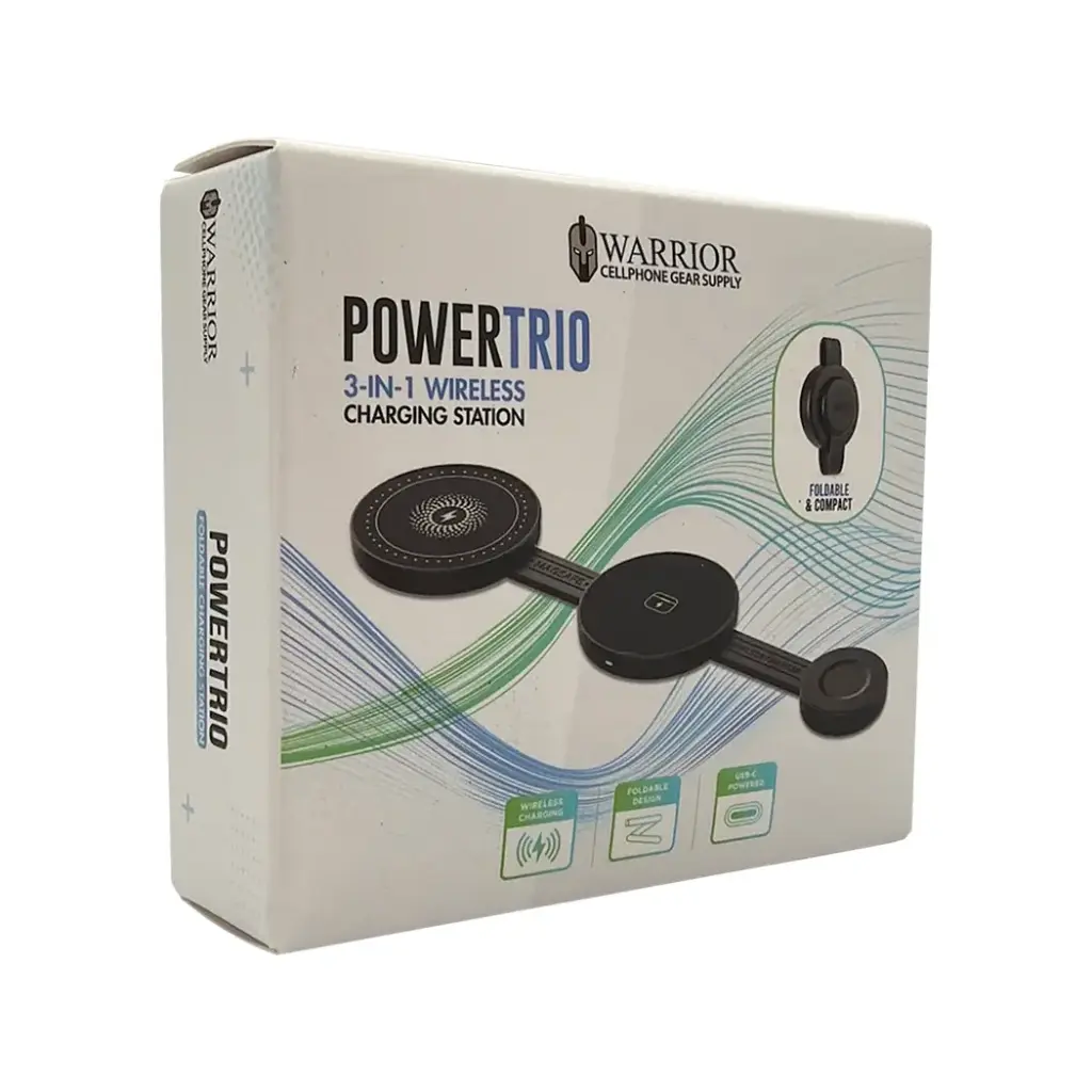 WARRIOR POWER TRIO 3-IN 1 MAGNETIC  WIRELESS