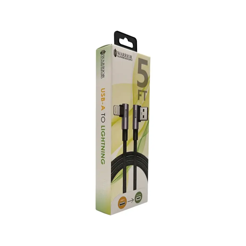 WARRIOR IPHONE USB A TO LIGHTNING 5FT FAST CHARGER