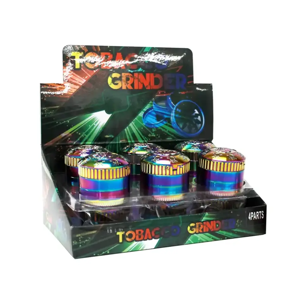 GRINDER (GR208-52SKRB) 4 PARTS RAINBOW SKULL 52MM