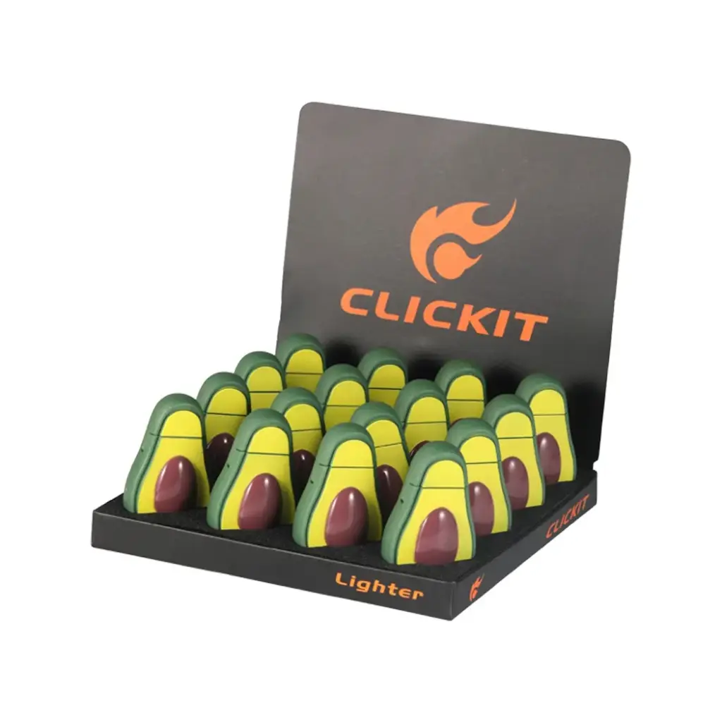 CLICK IT AVOCADO TORCH LIGHTER 16 GH-5851