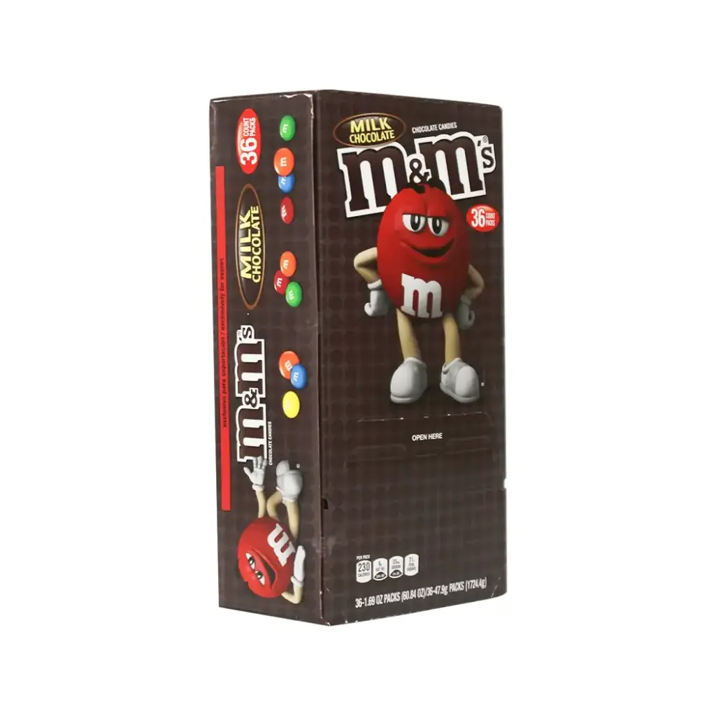 M&M 36-1.69 OZ MILK CHOCOLATE