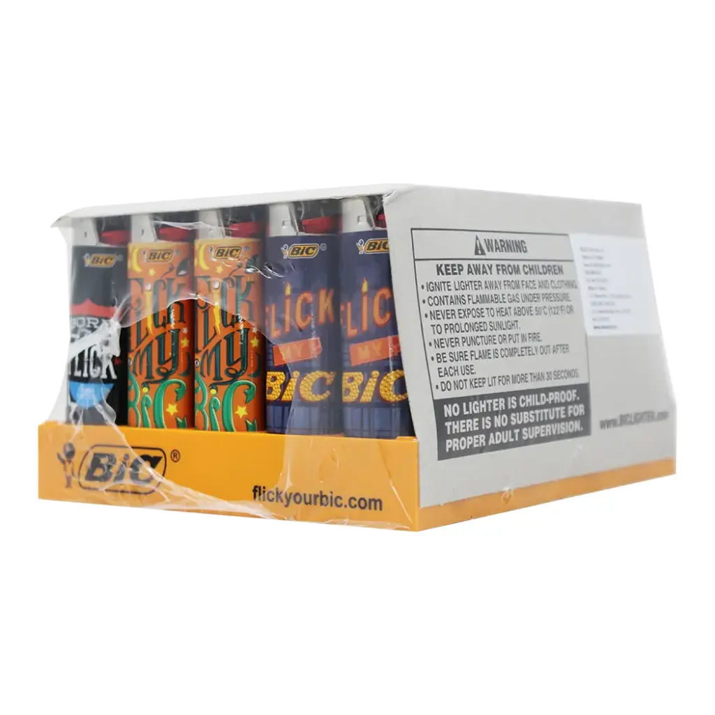 BIC PRINTED 50 CT FLICK MY BIC