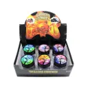 GRINDER (GR154-52) 3 PARTS CRYSTAL BALL ASSORTED DESIGN 52MM