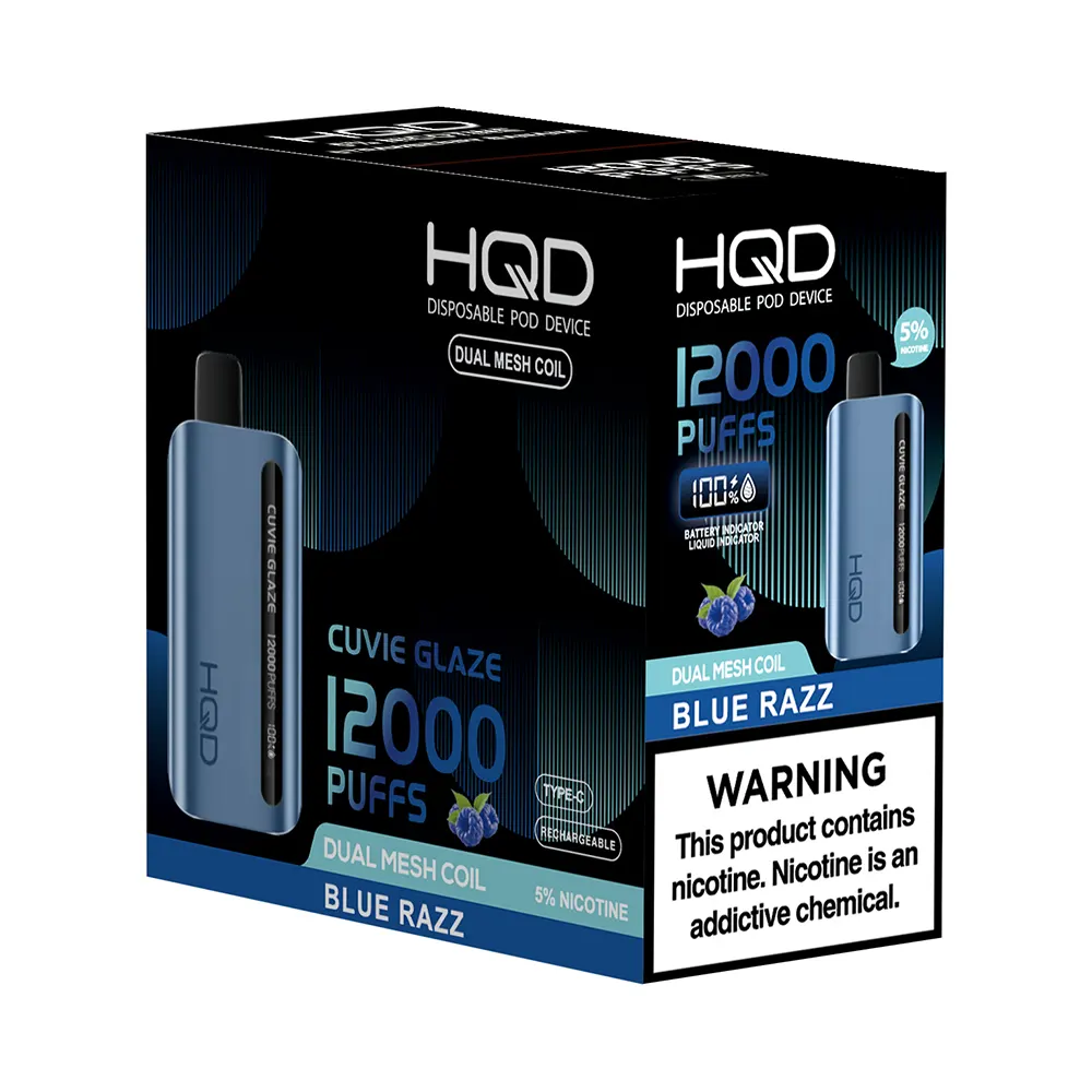 HQD GLAZE 5% 1X5PK DISPOSABLE (12000)